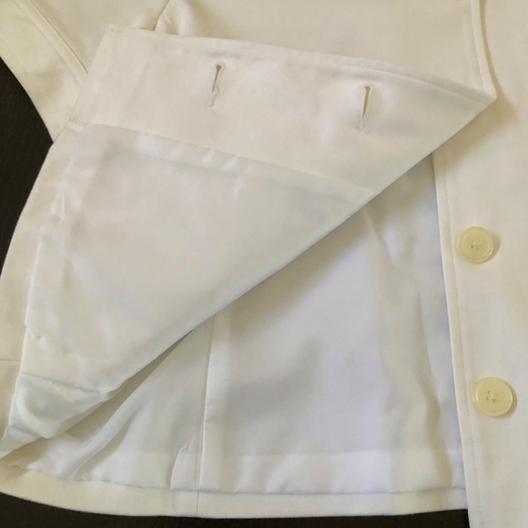 Chaps white short sleeved jacket, XL - Picture 5 of 5